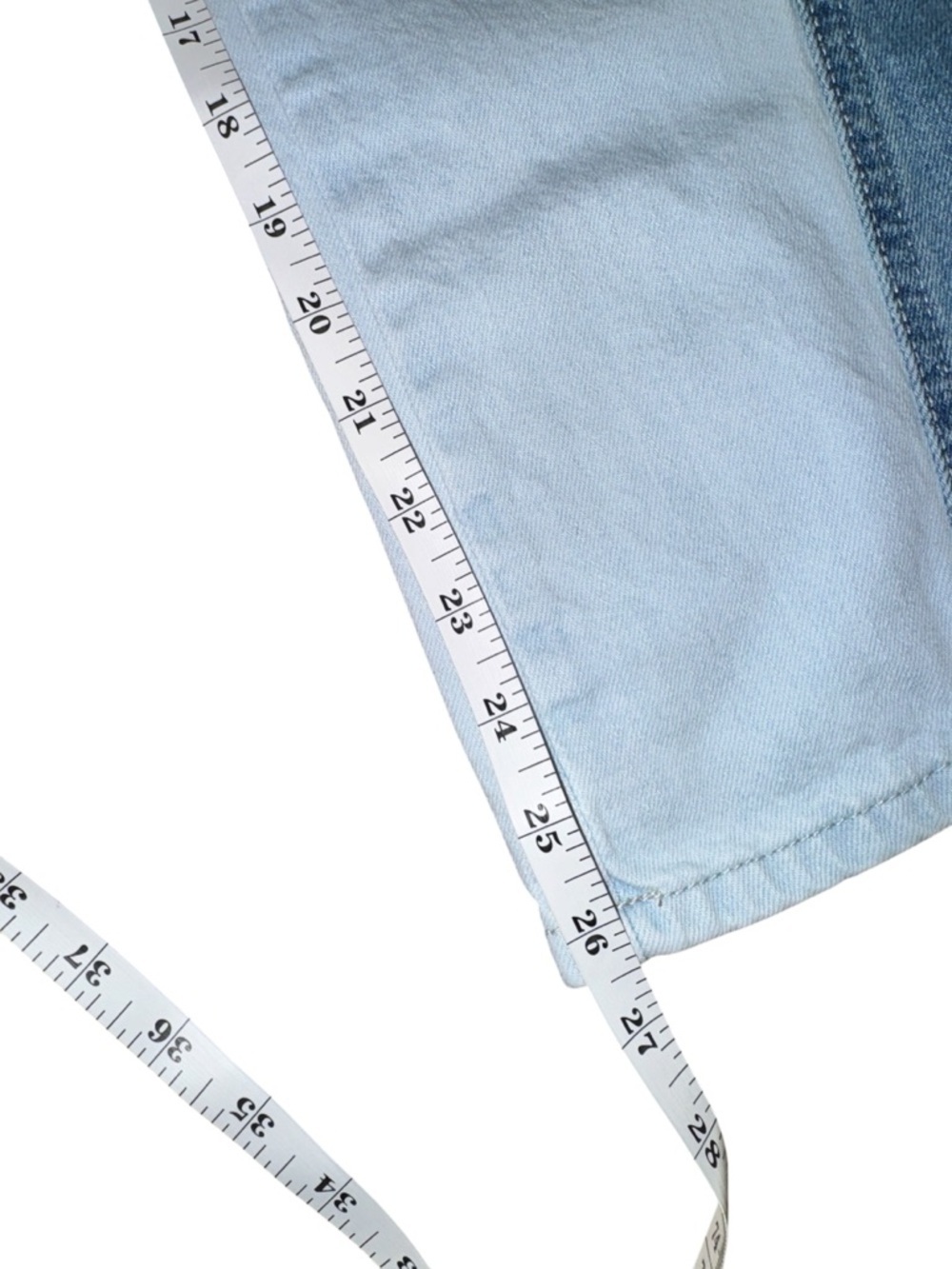 Tractr Girls Wide Leg Light Wash Patchwork Jeans Size 12 - Picture 6 of 8